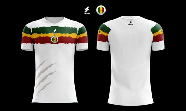 Maillot Sénégal Dkali Homme 2023/24 Blanc - Image 3