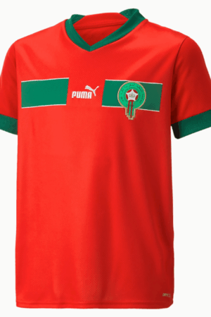Maillot Maroc Domicile Junior 2024 Rouge