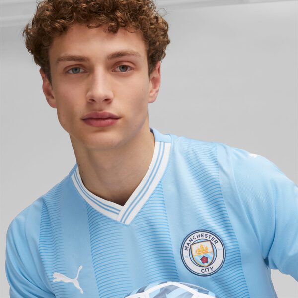 Maillot Manchester City Domicile Homme 2023/24 Bleu - Image 3
