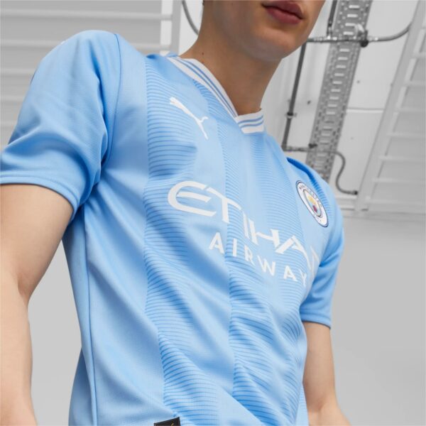 Maillot Manchester City Domicile Homme 2023/24 Bleu - Image 4