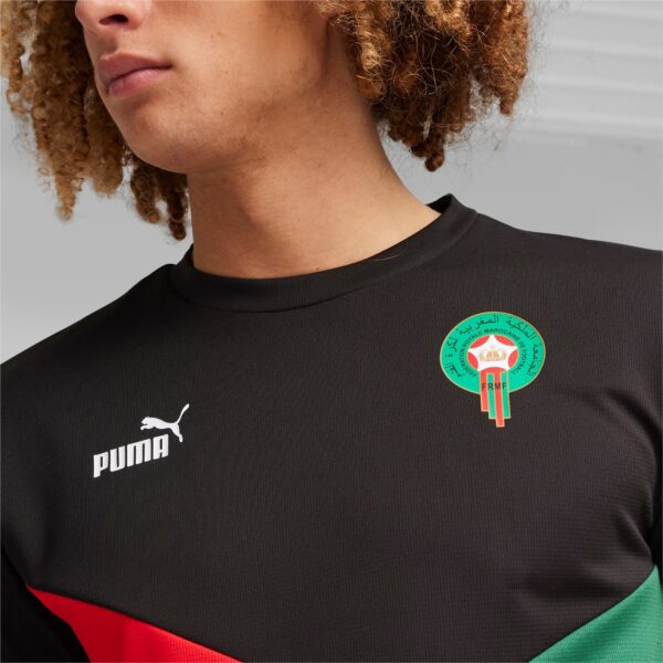 Maillot Maroc Poly Homme 2023/24 Noir - Image 3