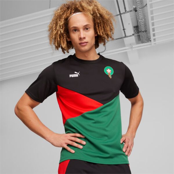 Maillot Maroc Poly Homme 2023/24 Noir - Image 2