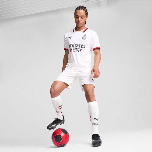 Short AC Milan Extérieur Homme 2024/25 Blanc - Image 7