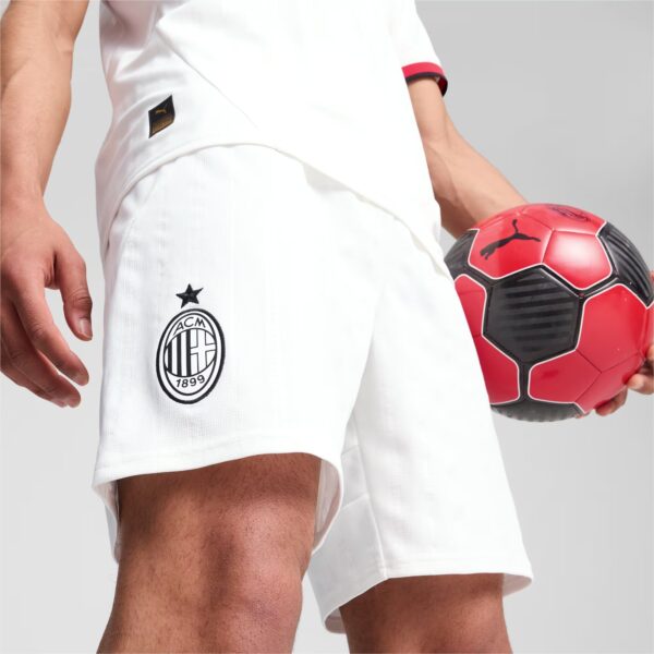 Short AC Milan Extérieur Homme 2024/25 Blanc - Image 3
