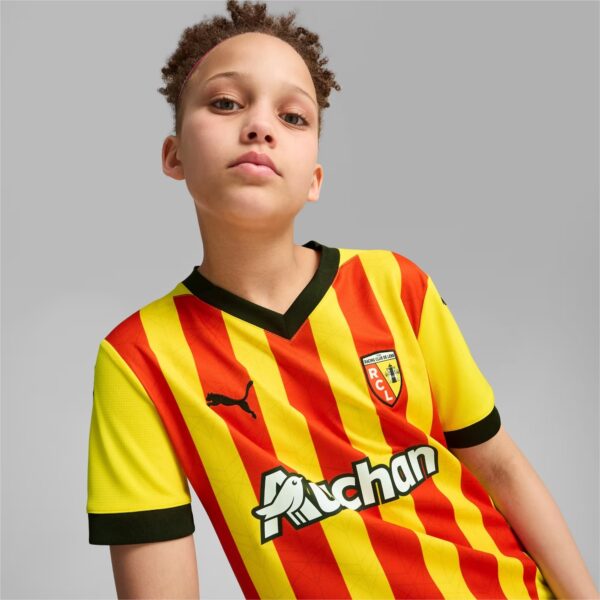 Maillot RC Lens Domicile Junior 2024/25 Jaune/Rouge - Image 3