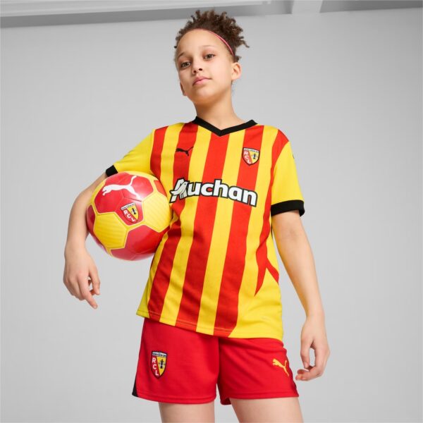 Maillot RC Lens Domicile Junior 2024/25 Jaune/Rouge - Image 2