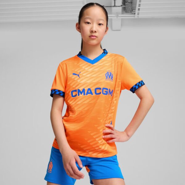 Maillot OM Third Junior 2024/25 Orange - Image 2