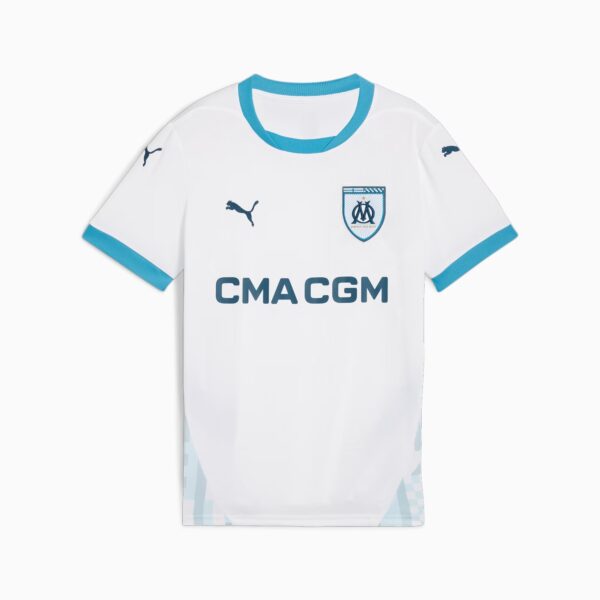 Maillot OM Domicile Junior 2024/25 Blanc