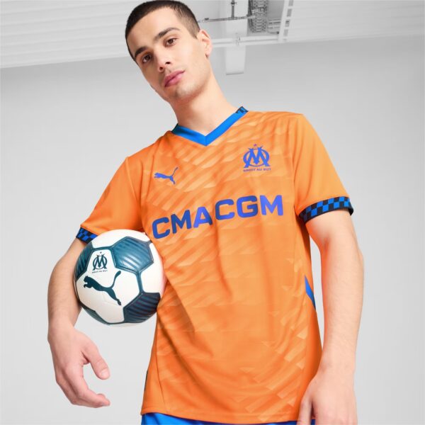 Maillot OM Third Homme 2024/25 Orange - Image 7