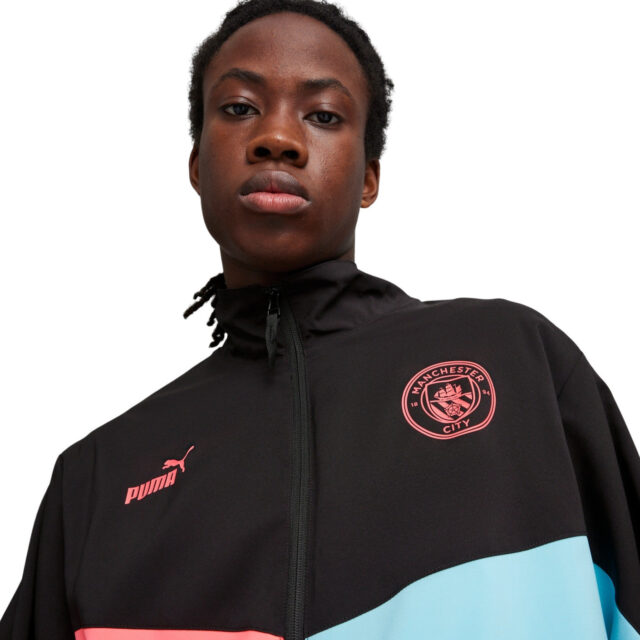 Veste Manchester City Woven Homme 2023/24 Noir - Image 3