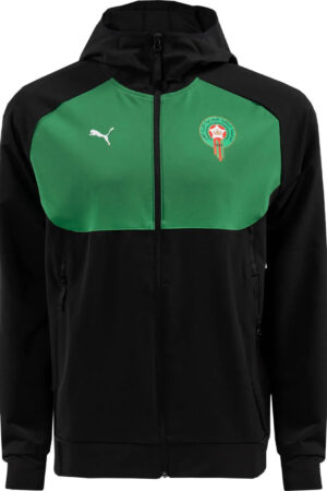 Veste à Capuche Maroc PUMATECH Homme 2024/25 Noir
