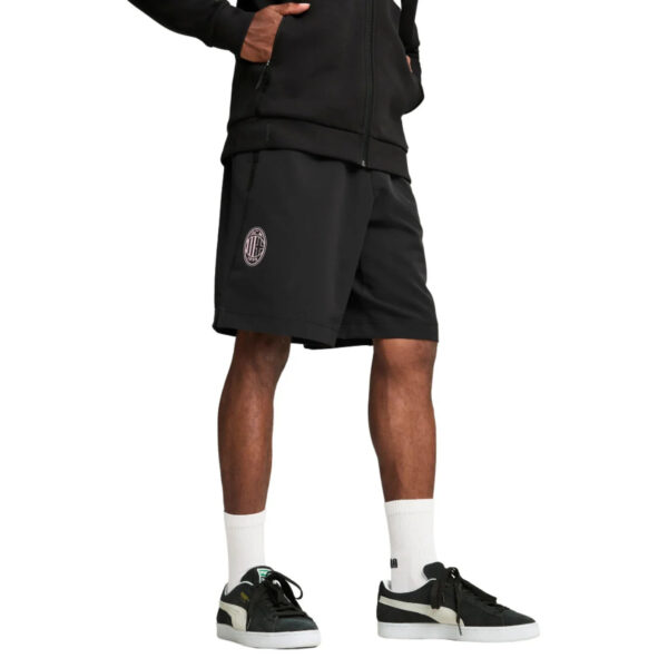 Short AC Milan PUMATECH Homme 2024/25 Noir - Image 2