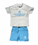 Ensemble T-shirt Short OM Fan Bébé Blanc 2024