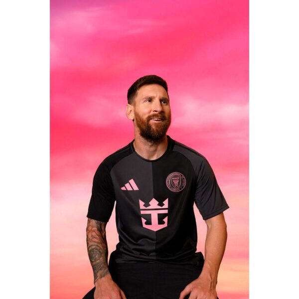 Maillot Inter Miami Extérieur Messi N°10 Homme 2025/26 Noir - Image 4