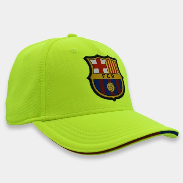 Casquette FC Barcelone Cross Adulte Jaune Fluo 2023