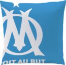 Coussin OM Imprimé | Oeko-Tex | Coussin 40x40 cm | Bleu