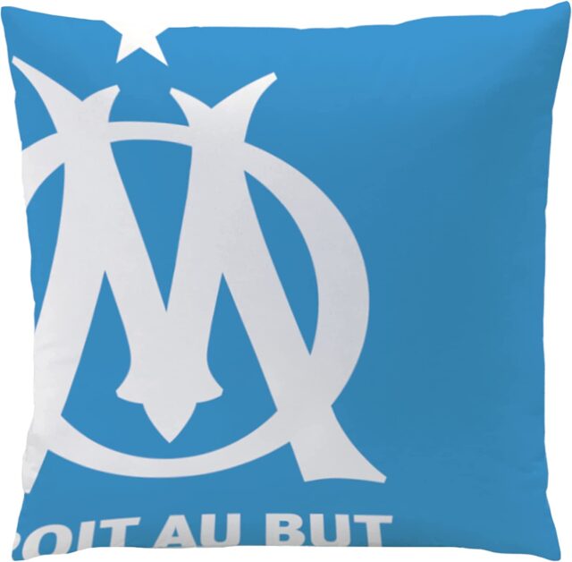 Coussin OM Imprimé | Oeko-Tex | Coussin 40x40 cm | Bleu