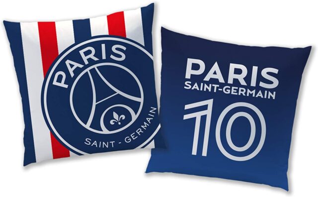 Coussin PSG Imprimé | Oeko-Tex | Coussin 40x40 cm | Bleu - Image 2