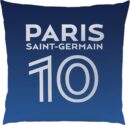 Coussin PSG Imprimé | Oeko-Tex | Coussin 40x40 cm | Bleu