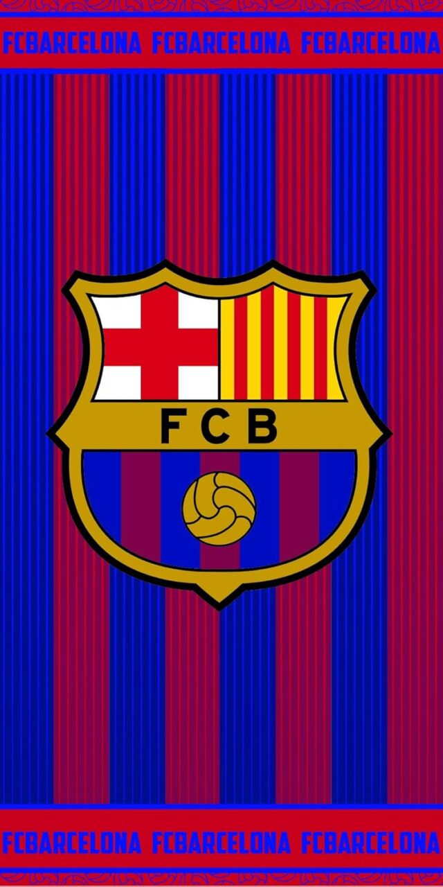 Drap de Bain FC Barcelone Coton 70x140cm Blaugrana