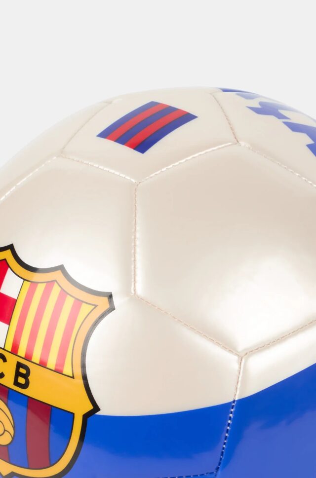 Ballon FC Barcelone Extérieur 2023/24 Blanc - Image 4