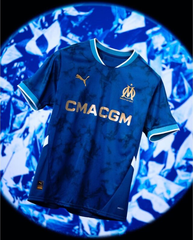 Maillot OM Extérieur Homme 2024/25 Bleu - Image 5
