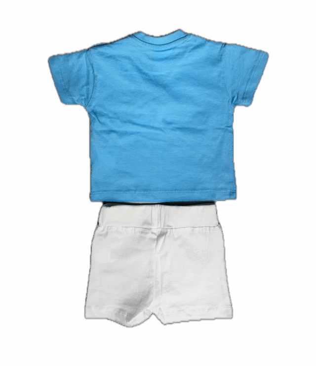 Ensemble T-shirt Short OM Fan Bébé Bleu 2024 - Image 2