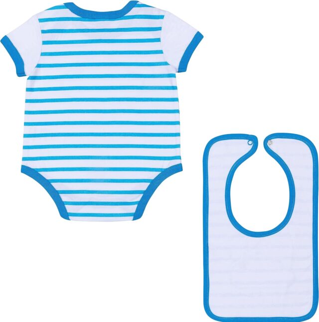 Ensemble Body + Bavoir OM Bébé 2023/24 Bleu - Image 2