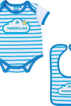 Ensemble Body + Bavoir OM Bébé 2023/24 Bleu