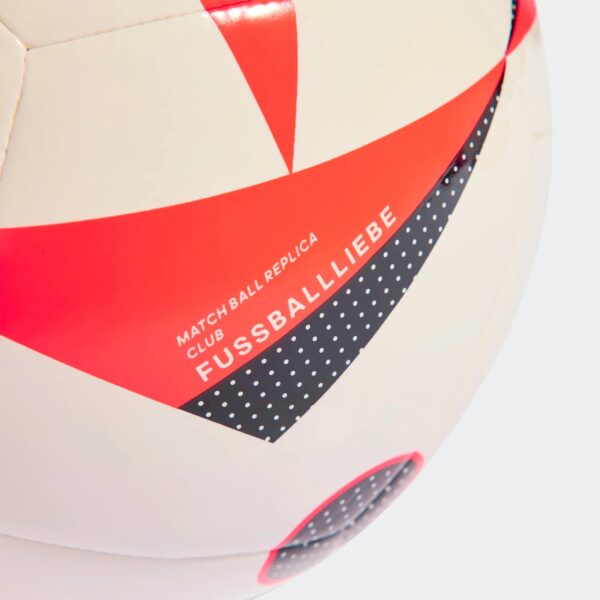 Ballon Fussballliebe Club Adidas 2024 Blanc/Rouge/Noir ( UEFA EURO 2024 ) - Image 3