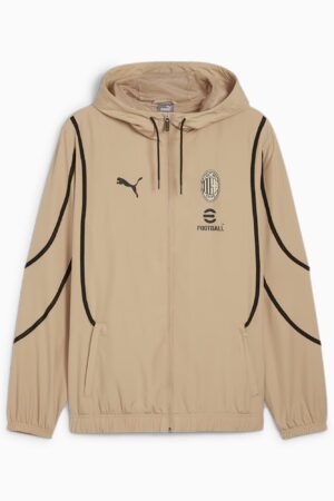 Veste à Capuche AC Milan Pre-match Homme 2024/25 Or