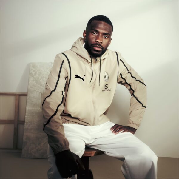 Veste à Capuche AC Milan Pre-match Homme 2024/25 Or - Image 2