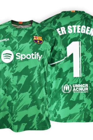 Maillot FC Barcelone Homme Gardien Domicile Ter Stegen 2023/24 Replica