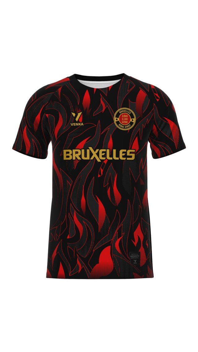 Maillot Bruxelles Venka Adulte 2024/25 Noir ( Belgique )
