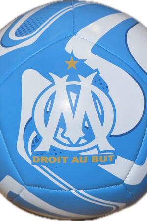 Ballon OM Big Logo 2025 Bleu/Blanc