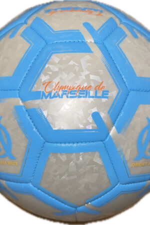Ballon OM Hologramme 2025 Blanc/Bleu