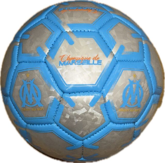 Ballon OM Mini Hologramme 2025 Blanc/Bleu