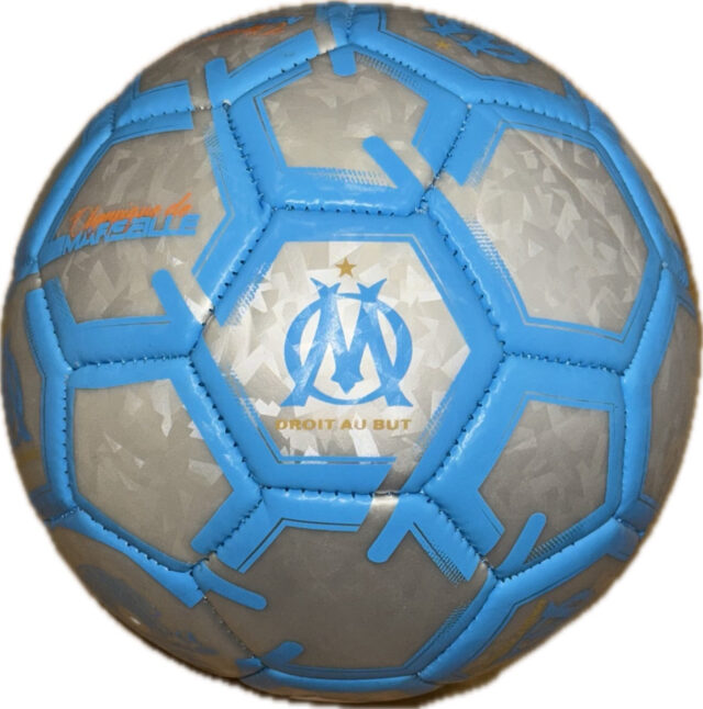Ballon OM Mini Hologramme 2025 Blanc/Bleu - Image 2