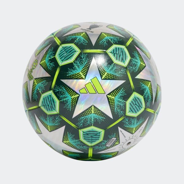 Ballon UCL Training Adidas 2025 ( Ligue des champions ) Vert/Chromé