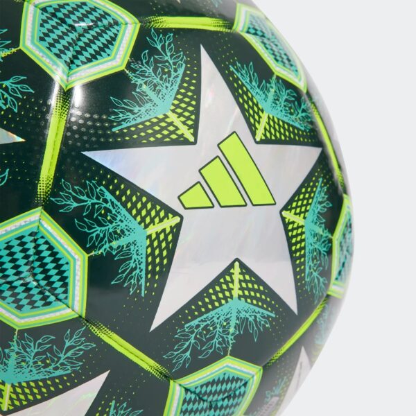 Ballon UCL Training Adidas 2025 ( Ligue des champions ) Vert/Chromé - Image 4
