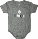Body Real Madrid Manches Courtes 2024 Gris