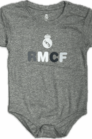 Body Real Madrid Manches Courtes 2024 Gris