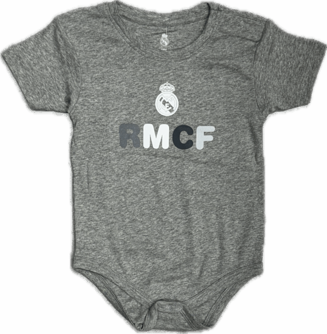 Body Real Madrid Manches Courtes 2024 Gris