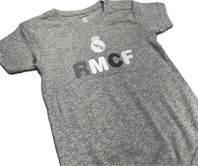 Body Real Madrid Manches Courtes 2024 Gris - Image 2