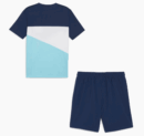 Ensemble Maillot Short OM Woven 2023/24 Bleu
