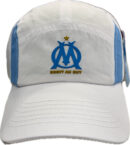 Casquette OM 5 Panneaux Logo 2025 Blanc