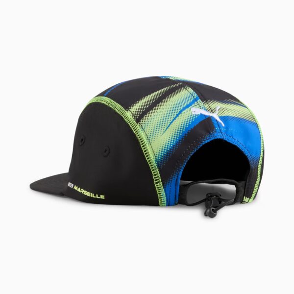 Casquette OM Faster 5 Panneaux 2025 Noir - Image 2