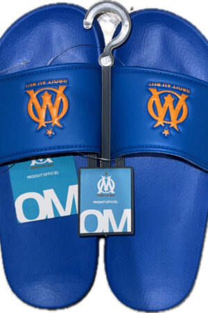 Claquettes OM Fan 2025 Bleu/Orange