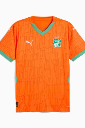 Maillot Côte d'Ivoire Domicile Homme 2025 Orange