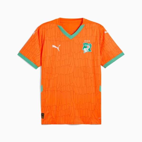 Maillot Côte d'Ivoire Domicile Homme 2025 Orange
